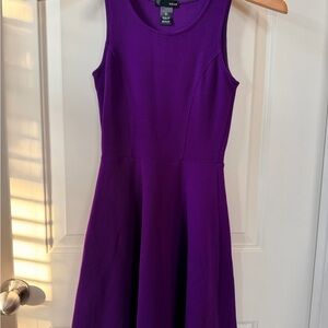 Aqua Vibrant Purple Mini Dress